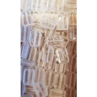 Glaskraal kristal plat (per stuk)