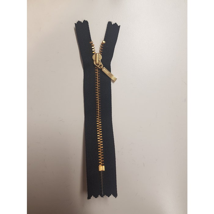 YKK ritsen 12cm zwart