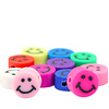 Polymeer kralen smiley 10mm Multicolour (per stuk)