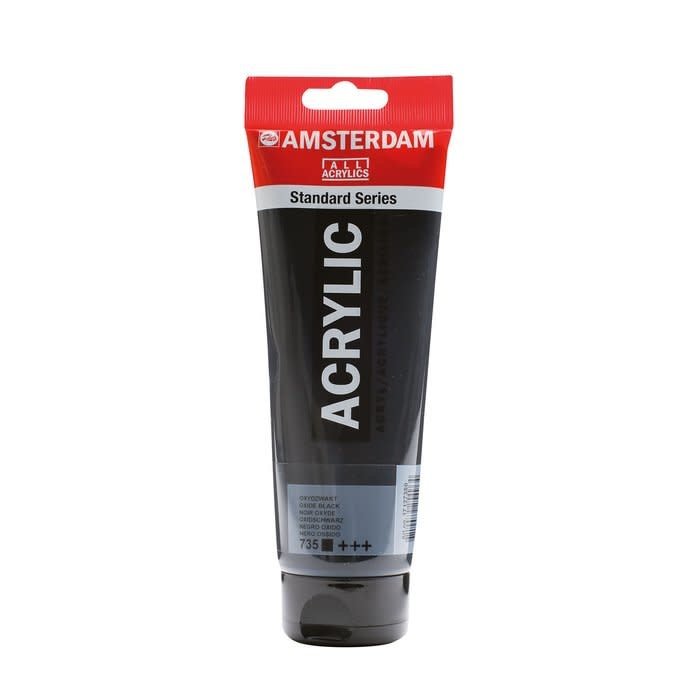 Amsterdam • Acrylverf Tube 120ml Oxydzwart 735
