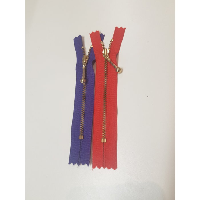 YKK 12cm rits met bol