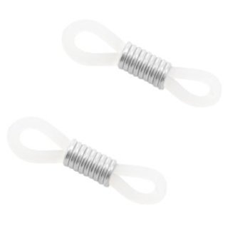 Bril koord eindje Transparant 22x5mm