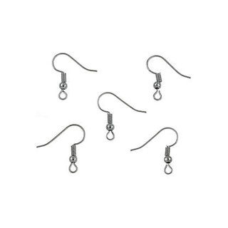 Metalen Franse oorhaken 20x18mm per paar