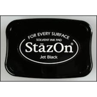StazOn stempelkussen jet black