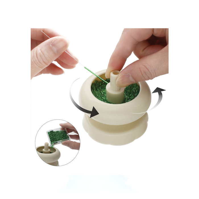 Beadsmith Spin & string micro bead stringing tool/bead loader Trendykim
