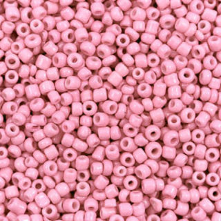 Glaskralen Rocailles 12/0 (2mm) Pretty pink 100g
