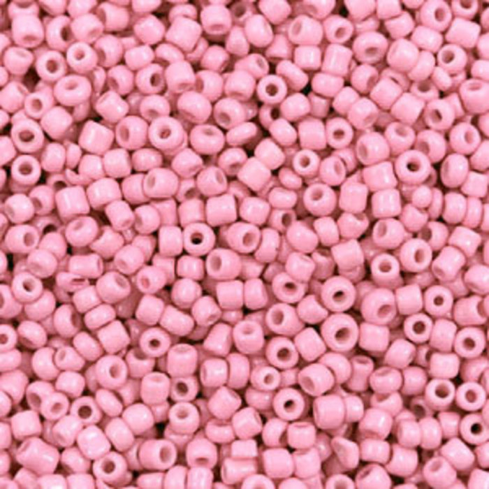 Glaskralen Rocailles 12/0 (2mm) Pretty pink 100g