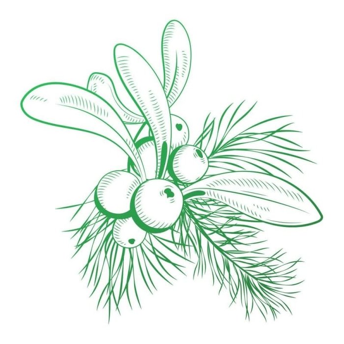 Mistletoe Mini Stamp