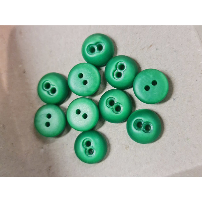 Knopen groen 2 gaatjes