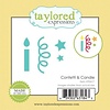 Taylored  expressions confetti and candle