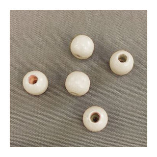 Houten eindkraal naturel 12mm