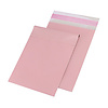 Cadeauzak inpakzakje met plakstrook mat Light pink (per stuk)