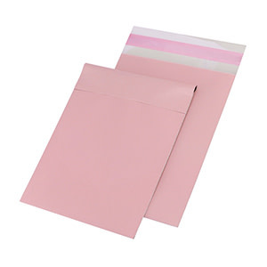 Cadeauzak met plakstrook mat Light pink (per stuk)
