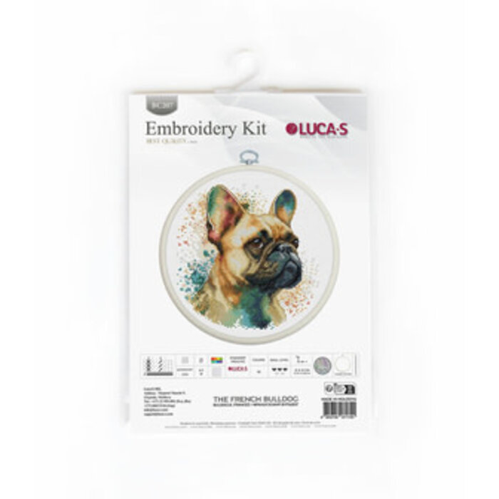 Borduurpakket The French Bulldog - Luca-S