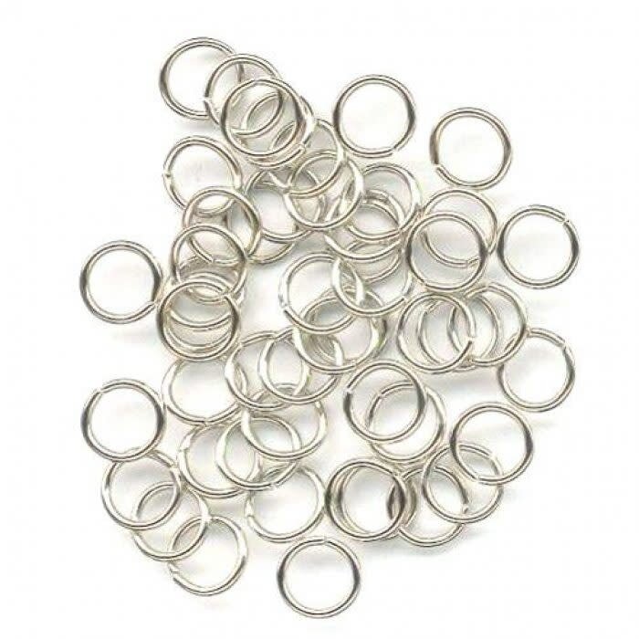 Doosje splitringetjes 6 mm enkel (50st) zilverkleurig