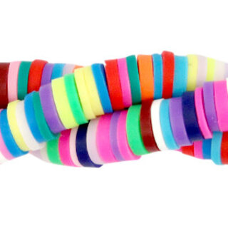 Katsuki kralen 6mm Rainbow green mix streng 360