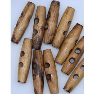 Knebel houtje touwtje rustiek 50mm groot