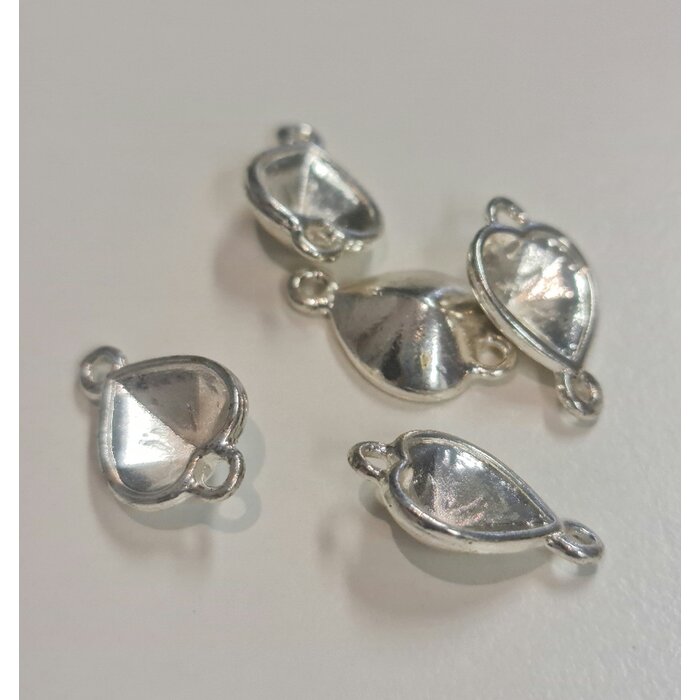 Tussenhanger hart 20mm met ruimte voor steen of hars +/- 10mm (per stuk)