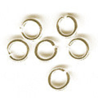 Zakje splitringetjes enkel 6mm (20x in zakje) goudkleurig