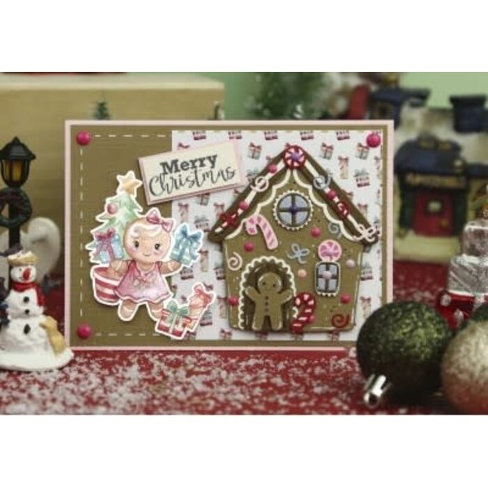 Snijmal Dies - Yvonne Creations Christmas Scenery - Gingerbread House