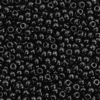 Miyuki rocailles 11/0 Opaque black 11