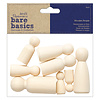 Wooden People (8pcs) - Family - Bare Basics peg doll hout pop