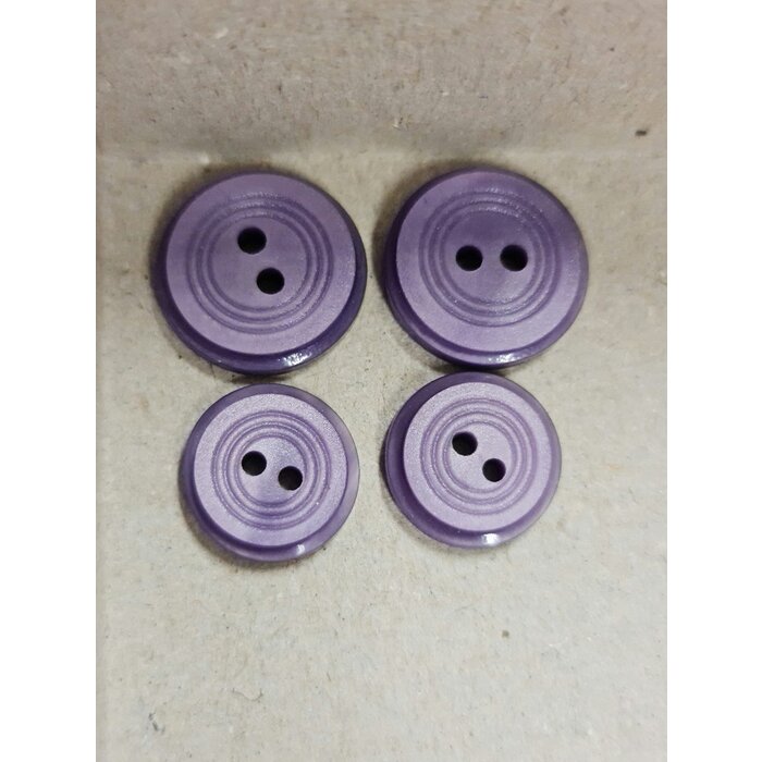 Knopen paars cirkels 14mm