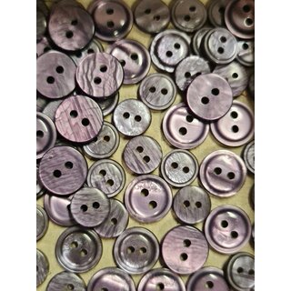 Knopen paars randje parelmoer look 10mm