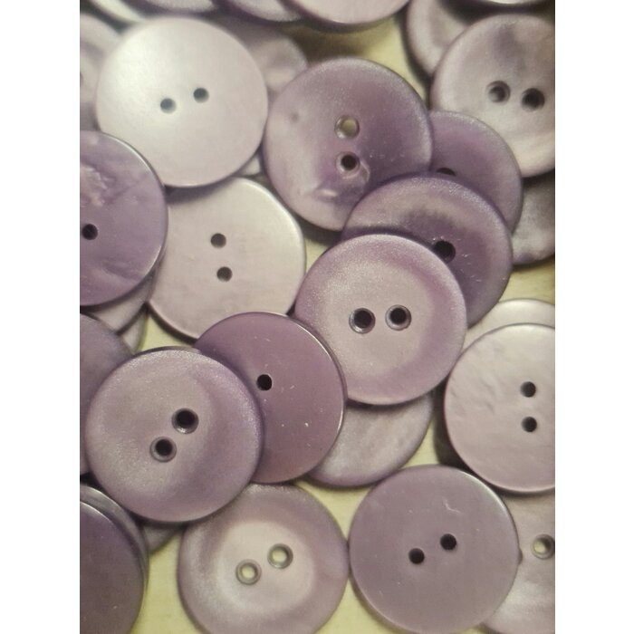 Knopen paars shimmer glans 20mm