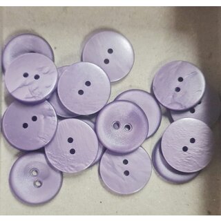 Knopen paars shimmer glans 17mm