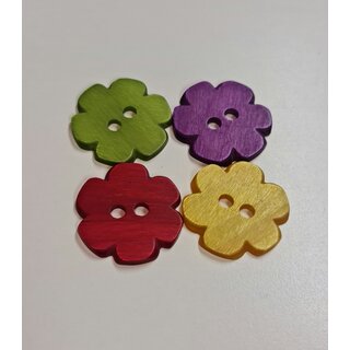 Grote plastic bloem knopen 50mm