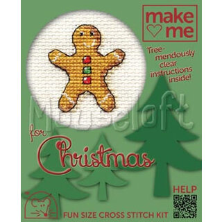 Borduurpakket Gingerbread Man - Mouseloft