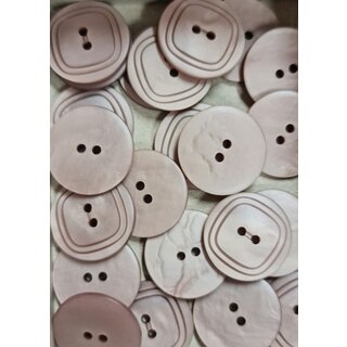 Knopen oudroze vierkant detail 22mm