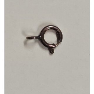 925 Zilveren veerring slotje 6x8mm
