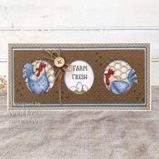 Creative Expressions Sam Poole Clear Stamp A6 Hey Chick (CEC991) (DISCONTINUED)
