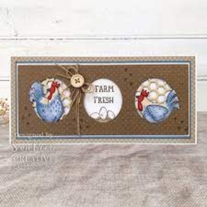 Creative Expressions Sam Poole Clear Stamp A6 Hey Chick (CEC991) (DISCONTINUED)