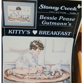 Stoney creek borduur patroon boekje kitty's breakfast