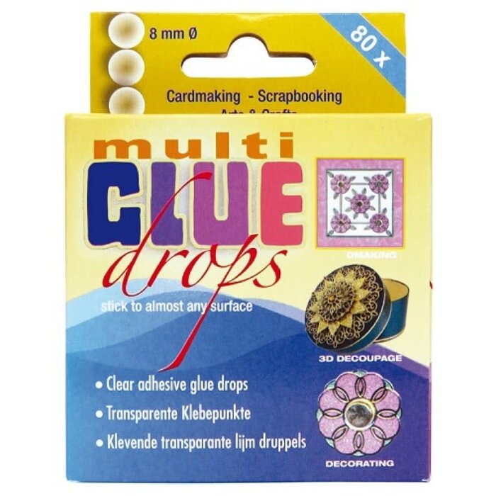 Multi Glue Drops 8 Mm (80 Pcs.) Oute Rbox