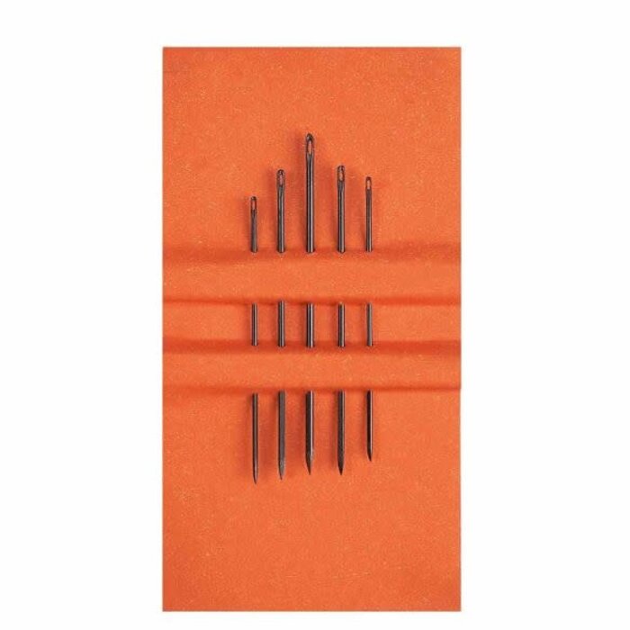 Pony Black Leernaalden nr.3-5-7 zwart - 5st in verpakking