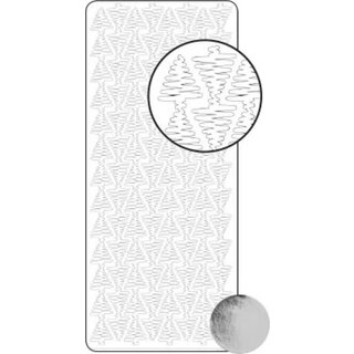 JEJE 2275 - stickervel goud kerstbomen - rand kerstboom - dennenbomen per stuk