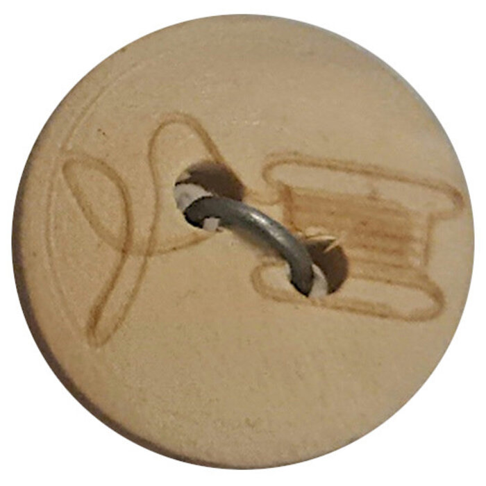 Knoop hout 14mm naaiklosje