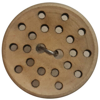 Knoop hout borduurbaar 24mm