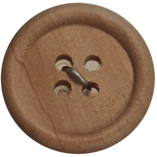 Knoop hout naturel 18mm