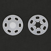 Milward Drukknopen 15mm transparant 8 stuks