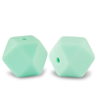 Siliconen kralen hexagon diamant 14x18mm