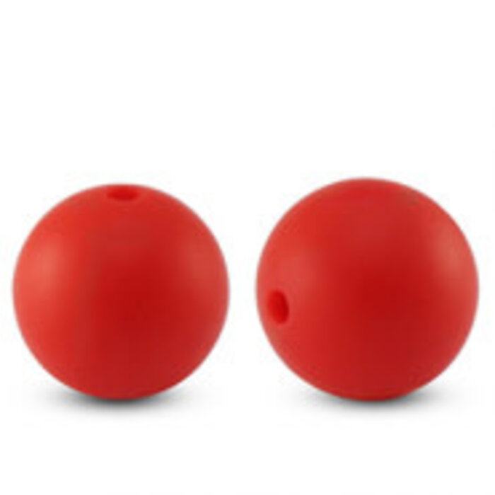 Siliconen kralen 15mm rond