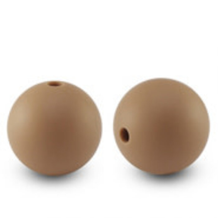 Siliconen kralen 15mm rond