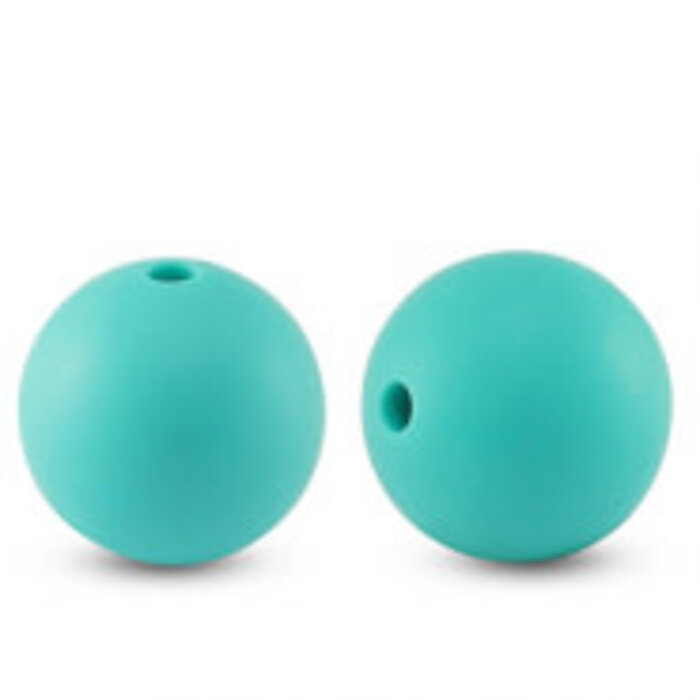 Siliconen kralen 15mm rond