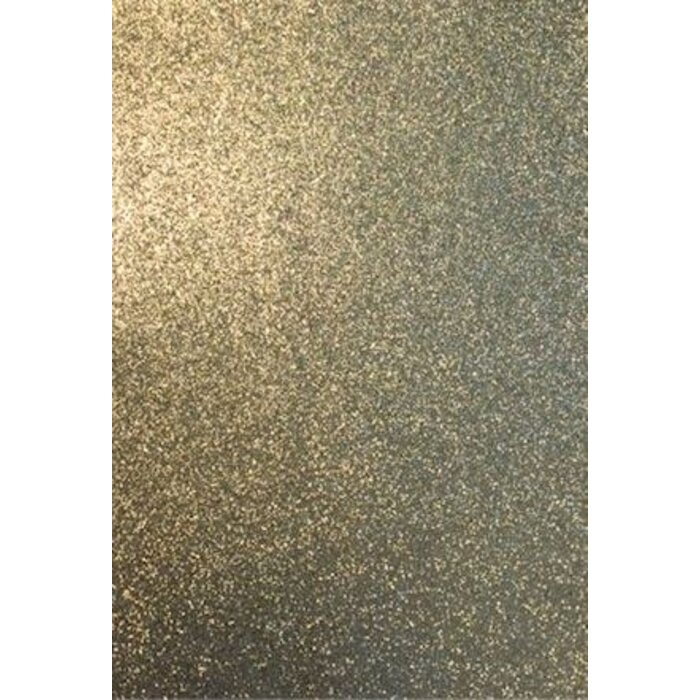 5x EVA Foam GLITTER 22x30 cm goud