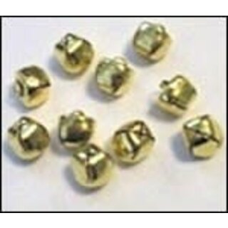 Christmas bells 12 mm deep gold (10)